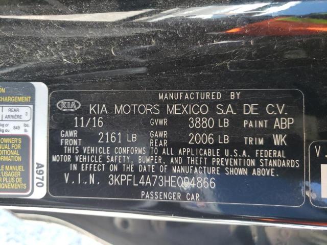 Photo 10 from auction – 2017 KIA FORTE LX with VIN 3KPFL4A73HE094866