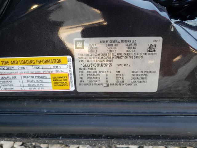 Photo 10 from auction – 2017 GMC ACADIA with VIN 1GKKVSKD3HJ256195