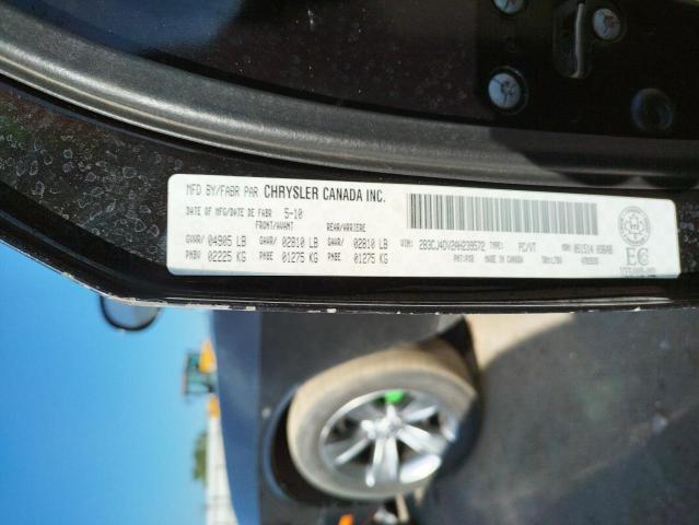 Photo 10 from auction – 2010 DODGE CHALLENGER with VIN 2B3CJ4DV2AH239572