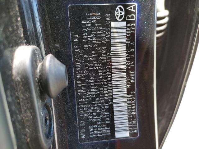 Photo 10 from auction – 2016 TOYOTA COROLLA L with VIN 5YFBURHE9GP546412