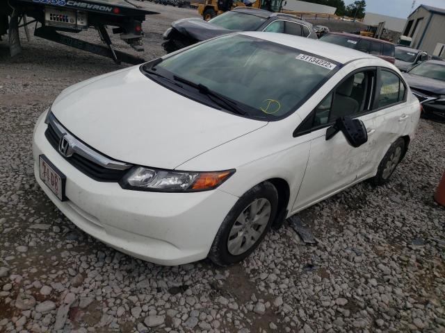 Photo 2 from auction – 2012 HONDA CIVIC LX with VIN JHMFB2F51CS000146