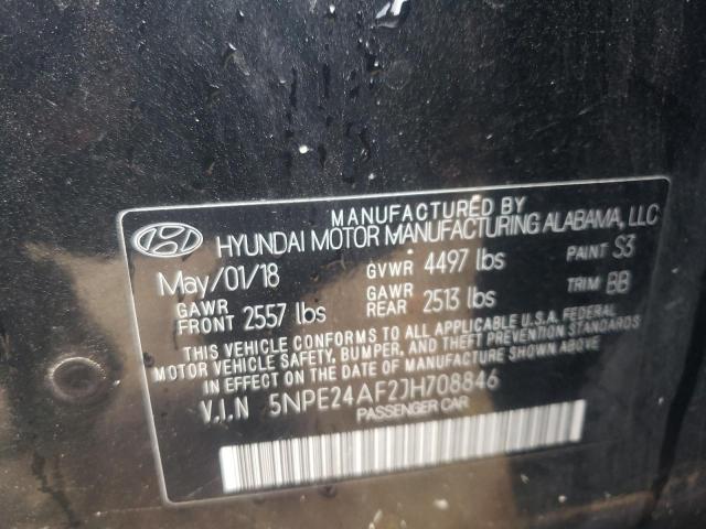 Photo 10 from auction – 2018 HYUNDAI SONATA SE with VIN 5NPE24AF2JH708846
