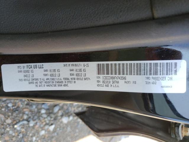 Photo 10 from auction – 2015 CHRYSLER 200 LIMITE with VIN 1C3CCCAB0FN743506