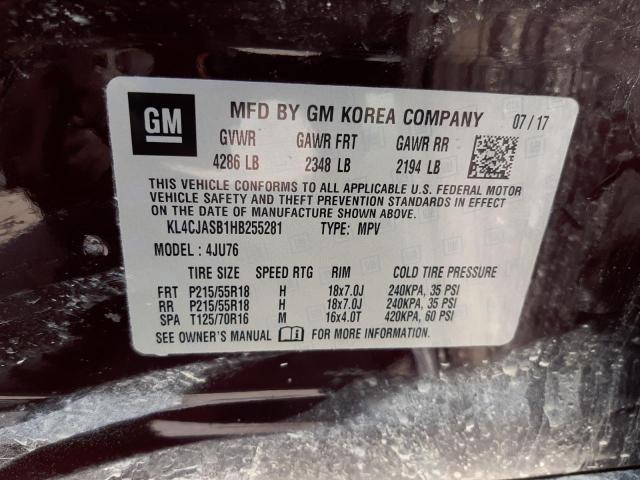 Photo 10 from auction – 2017 BUICK ENCORE PRE with VIN KL4CJASB1HB255281