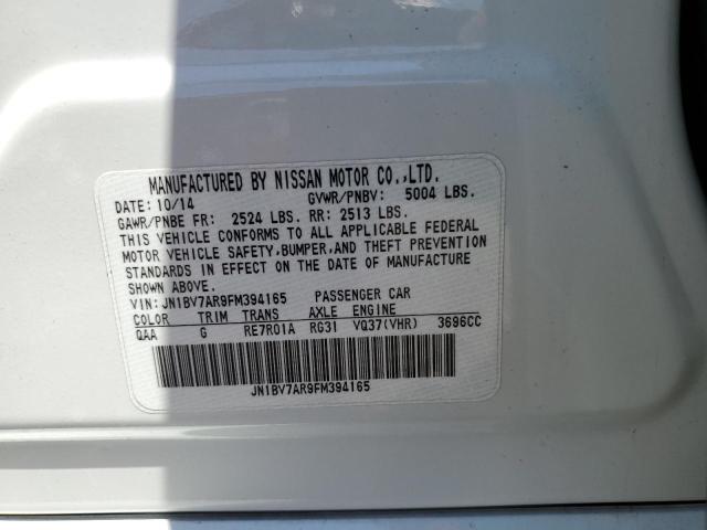 Photo 10 from auction – 2015 INFINITI Q50 BASE with VIN JN1BV7AR9FM394165