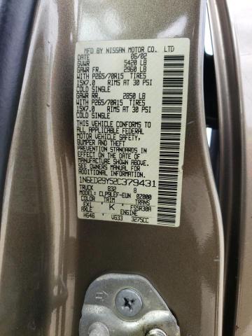 Photo 10 from auction – 2002 NISSAN FRONTIER C with VIN 1N6ED29Y52C379431