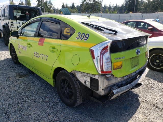 Photo 3 from auction – 2014 TOYOTA PRIUS with VIN JTDKN3DU2E0385853