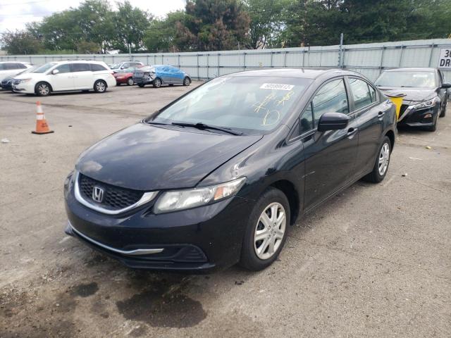 Photo 2 from auction – 2015 HONDA CIVIC with VIN 19XFB2F55FE018920