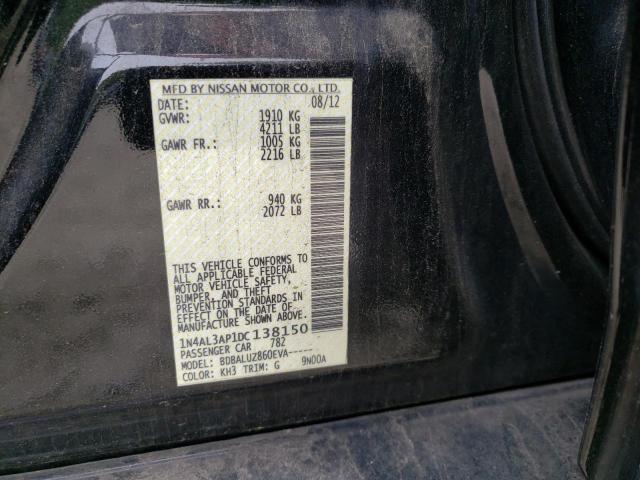 Photo 10 from auction – 2013 NISSAN ALTIMA 2.5 with VIN 1N4AL3AP1DC138150