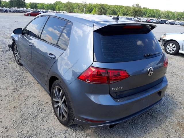 Photo 3 from auction – 2015 VOLKSWAGEN GOLF with VIN 3VW217AU7FM005800
