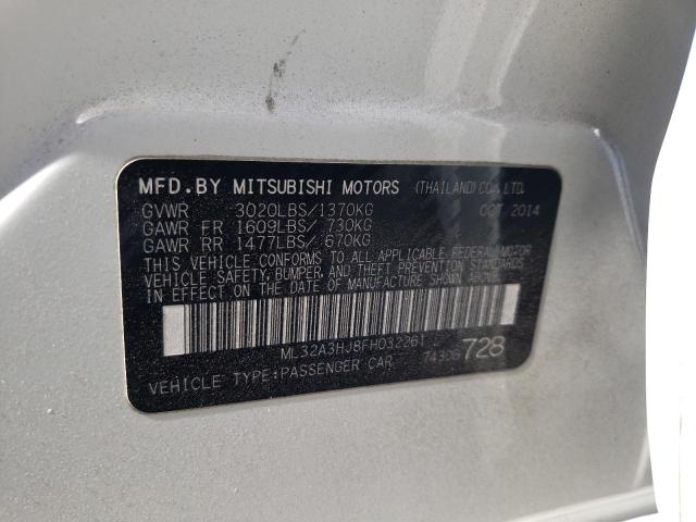 Photo 10 from auction – 2015 MITSUBISHI MIRAGE DE with VIN ML32A3HJ8FH032261