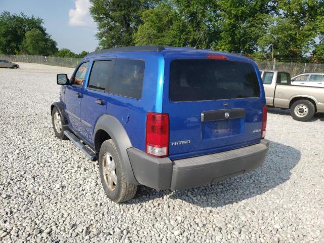 Photo 3 from auction – 2007 DODGE NITRO SXT with VIN 1D8GU28K17W583286