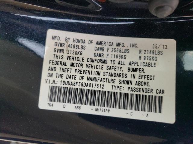 Photo 10 from auction – 2013 ACURA TL TECH with VIN 19UUA8F59DA017512
