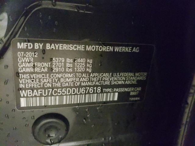 Photo 10 from auction – 2013 BMW 535 XI with VIN WBAFU7C55DDU67618