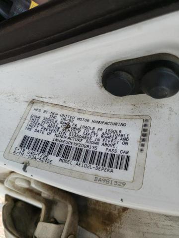 Photo 10 from auction – 1993 TOYOTA COROLLA LE with VIN 1NXAE00EXPZ088135