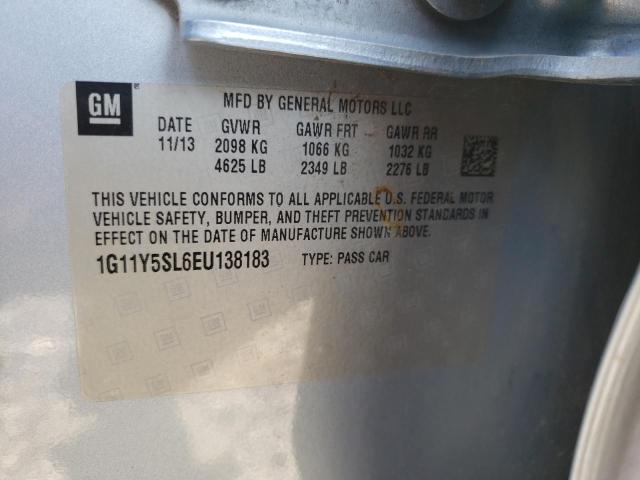 Photo 10 from auction – 2014 CHEVROLET IMPALA LS with VIN 1G11Y5SL6EU138183