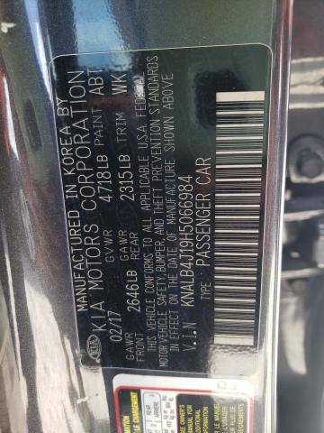 Photo 10 from auction – 2017 KIA CADENZA PR with VIN KNALB4J19H5066984