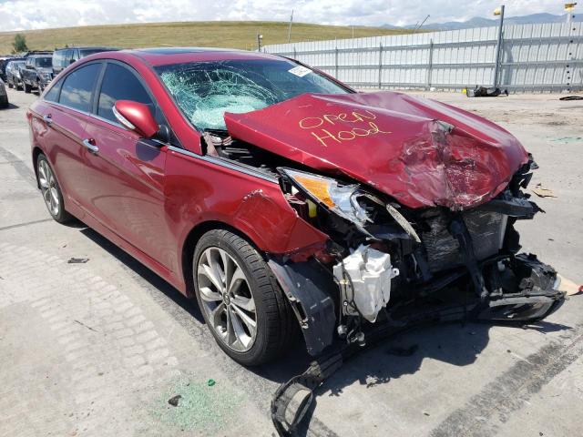 HYUNDAI SONATA SE 2014 with VIN 5NPEC4AC8EH848070 - Photo from auction