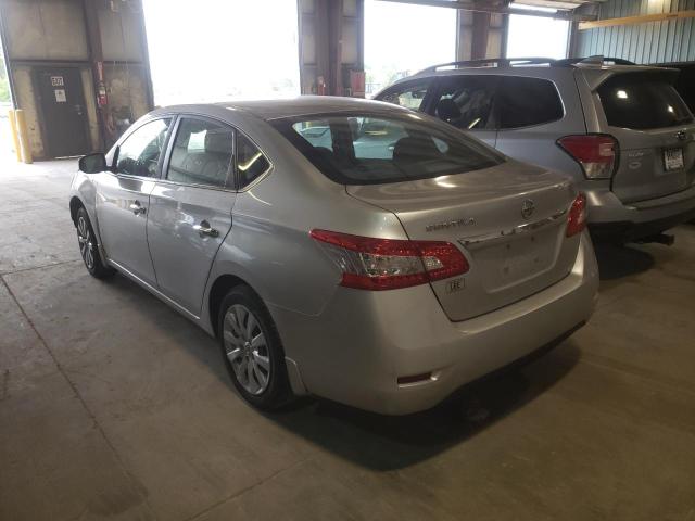 Photo 3 from auction – 2015 NISSAN SENTRA S with VIN 3N1AB7AP7FY358166