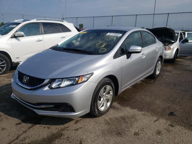 Photo 2 from auction – 2014 HONDA CIVIC LX with VIN 19XFB2F52EE023037