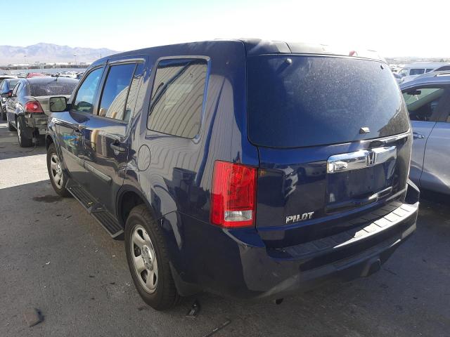 Photo 3 from auction – 2014 HONDA PILOT LX with VIN 5FNYF3H27EB006119