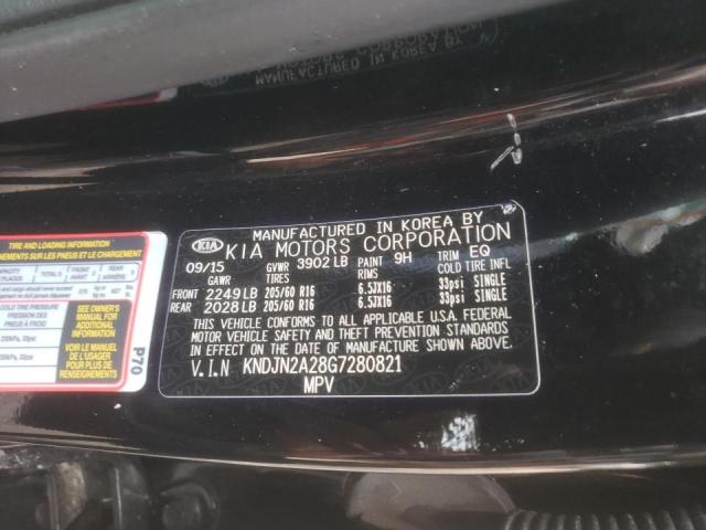 Photo 10 from auction – 2016 KIA SOUL with VIN KNDJN2A28G7280821