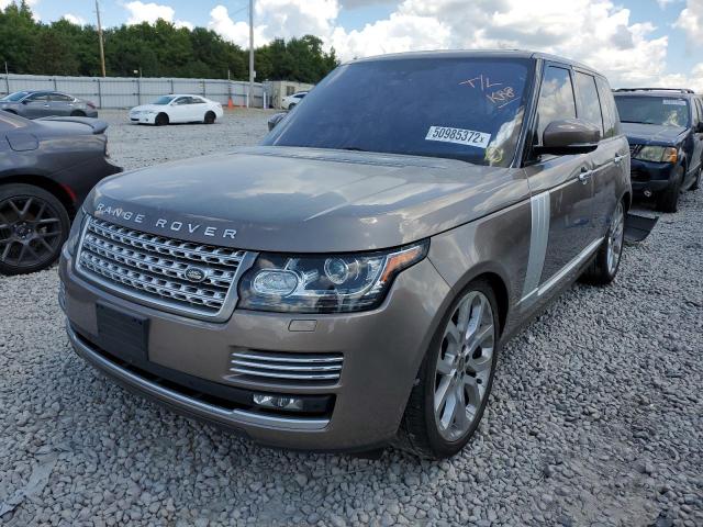 Photo 2 from auction – 2016 LAND ROVER RANGE ROVE with VIN SALGS2VF5GA262319