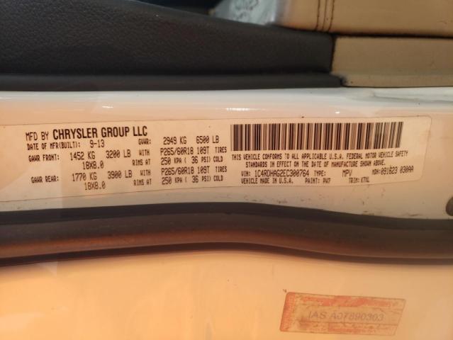 Photo 10 from auction – 2014 DODGE DURANGO SX with VIN 1C4RDHAG2EC300764