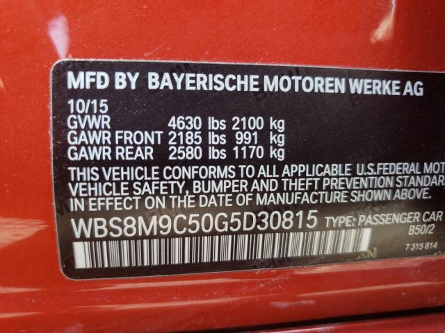 Photo 10 from auction – 2016 BMW M3 with VIN WBS8M9C50G5D30815