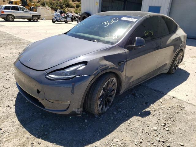 Photo 2 from auction – 2021 TESLA MODEL Y with VIN 5YJYGDEF8MF157754