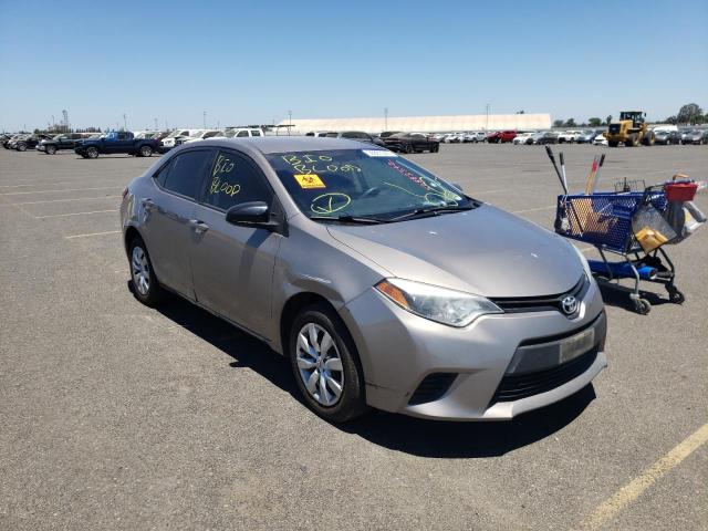 TOYOTA COROLLA L 2014 with VIN 5YFBURHE8EP140652 - Photo from auction