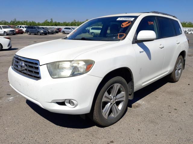 Photo 2 from auction – 2008 TOYOTA HIGHLANDER with VIN JTEES43AX82044370