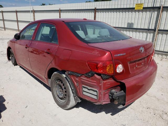 Photo 3 from auction – 2009 TOYOTA COROLLA with VIN 2T1BU40E79C189572