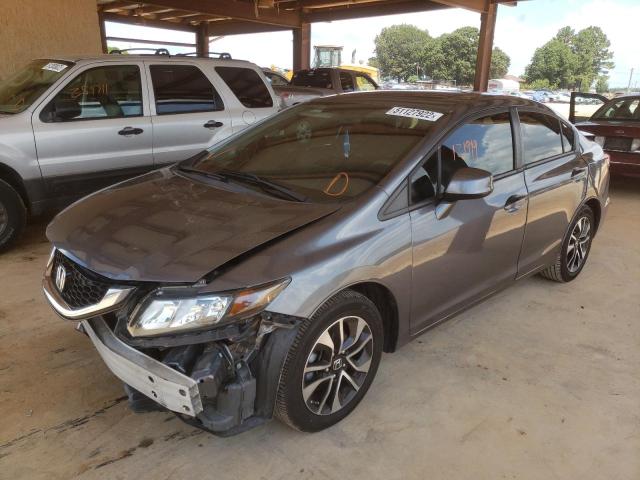 Photo 2 from auction – 2013 HONDA CIVIC EX with VIN 19XFB2F85DE080356