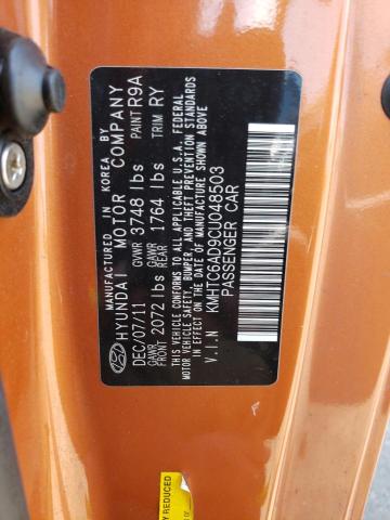 صورة رقم 10 من المزاد - 2012 HYUNDAI VELOSTER مع VIN KMHTC6AD9CU048503