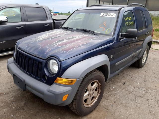 Photo 2 from auction – 2006 JEEP LIBERTY SP with VIN 1J4GL48K66W110232