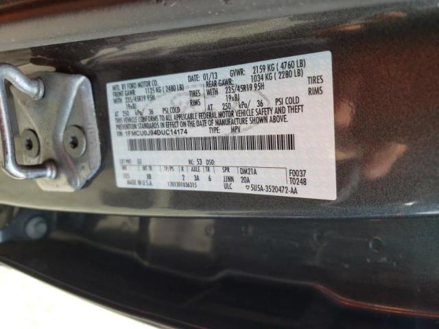 Photo 10 from auction – 2013 FORD ESCAPE TIT with VIN 1FMCU0J94DUC14174