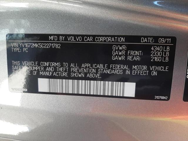 Zdjęcie 10 z aukcji – 2012 VOLVO C30 T5 z VIN YV1672MK5C2271782