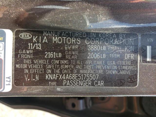 Photo 10 from auction – 2014 KIA FORTE LX with VIN KNAFX4A68E5175507