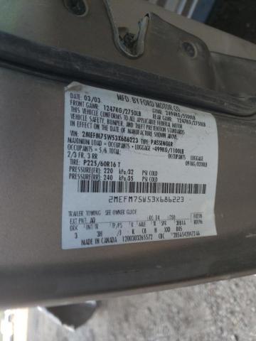 Photo 10 from auction – 2003 MERCURY GRAND MARQ with VIN 2MEFM75W53X686223