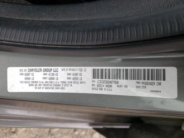 Photo 10 from auction – 2013 DODGE AVENGER SX with VIN 1C3CDZCB3DN677026