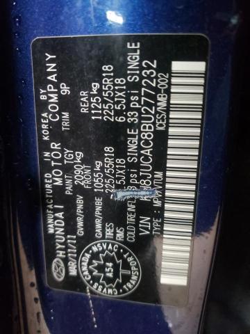 Photo 10 from auction – 2011 HYUNDAI TUCSON GLS with VIN KM8JUCAC8BU277232
