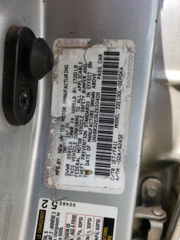Photo 10 from auction – 2006 TOYOTA COROLLA CE with VIN 1NXBR32E06Z633409