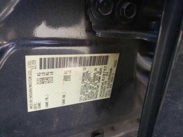 Photo 10 from auction – 2010 NISSAN MAXIMA S with VIN 1N4AA5APXAC828797