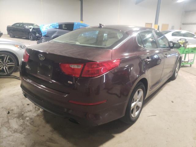 Photo 4 from auction – 2015 KIA OPTIMA LX with VIN 5XXGM4A70FG398940