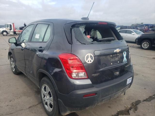 Photo 3 from auction – 2016 CHEVROLET TRAX LS with VIN 3GNCJKSB3GL174640