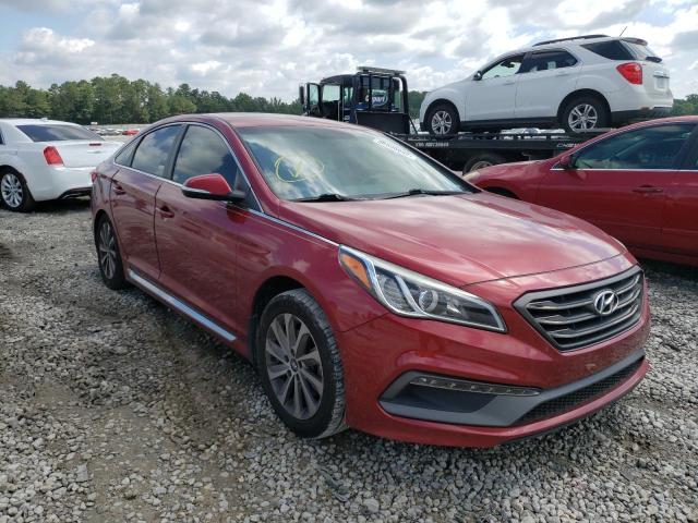 HYUNDAI SONATA SPO 2016 with VIN 5NPE34AF6GH317513 - Photo from auction