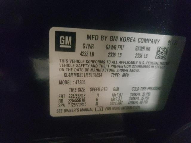 Photo 10 from auction – 2021 BUICK ENCORE GX with VIN KL4MMDSL1MB134654