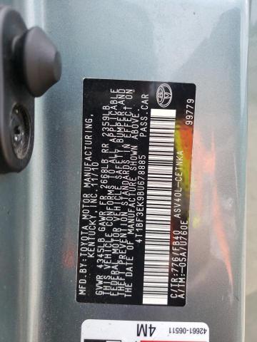 Zdjęcie 10 z aukcji – 2011 TOYOTA CAMRY BASE z VIN 4T1BF3EK9BU678885