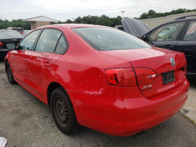 Photo 3 from auction – 2012 VOLKSWAGEN JETTA BASE with VIN 3VW2K7AJ9CM467970